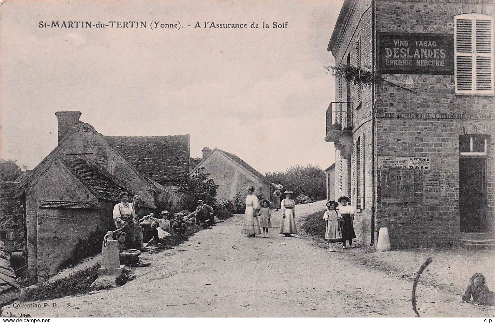 Saint Martin Du Tertre - A L'assurande De La Soif - Vins - Tabac Deslandes   - CPA °Jp - Saint Martin Du Tertre