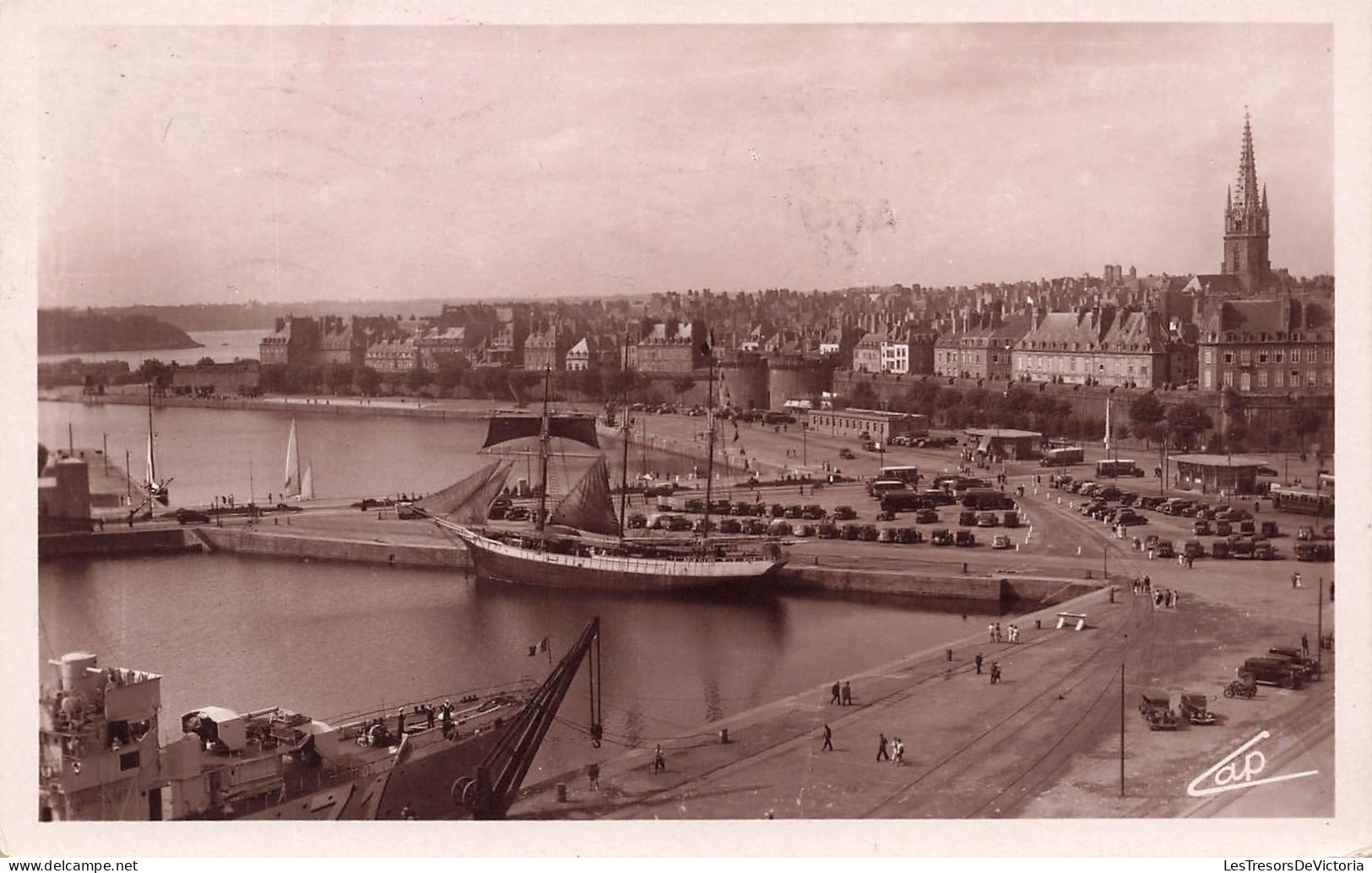 FRANCE - Saint Malo - Les Bassins Et La Ville - Carte Postale Ancienne - Saint Malo