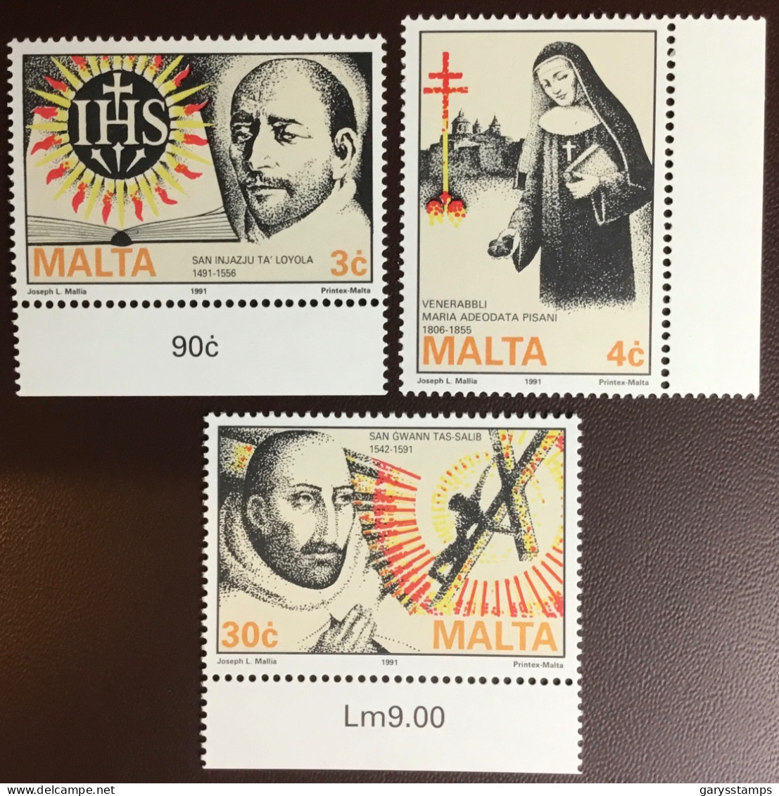 Malta 1991 Religious Commemorations MNH - Malta