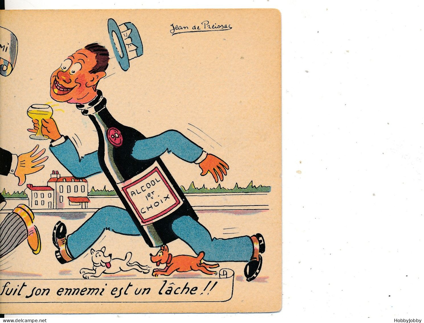 Si L'on Te Dit: L'ALCOOL EST TON ENNEMI / Reply Look At The Card! - Fumetti