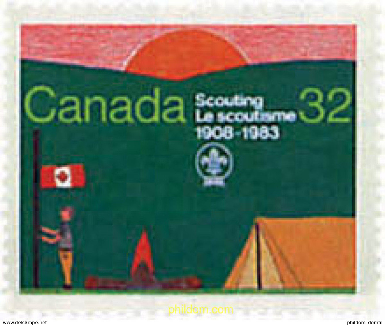725335 HINGED CANADA 1983 75 ANIVERSARIO DEL ESCULTISMO - Sonstige & Ohne Zuordnung