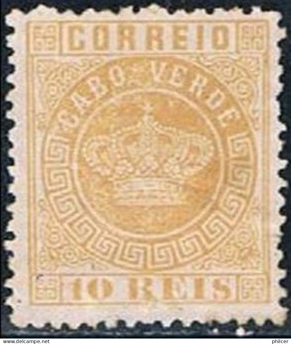 Cabo Verde, 1877, # 2 Dent. 12 1/2, MNG - Kapverdische Inseln