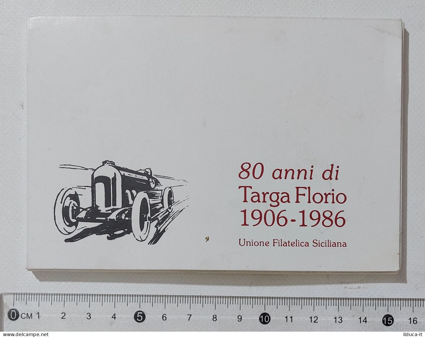 52352 80 Anni Di Targa Florio 1906-1986 - Cofanetto 6 Cartoline + Erinnofili - Uniformes Recordatorios & Misc