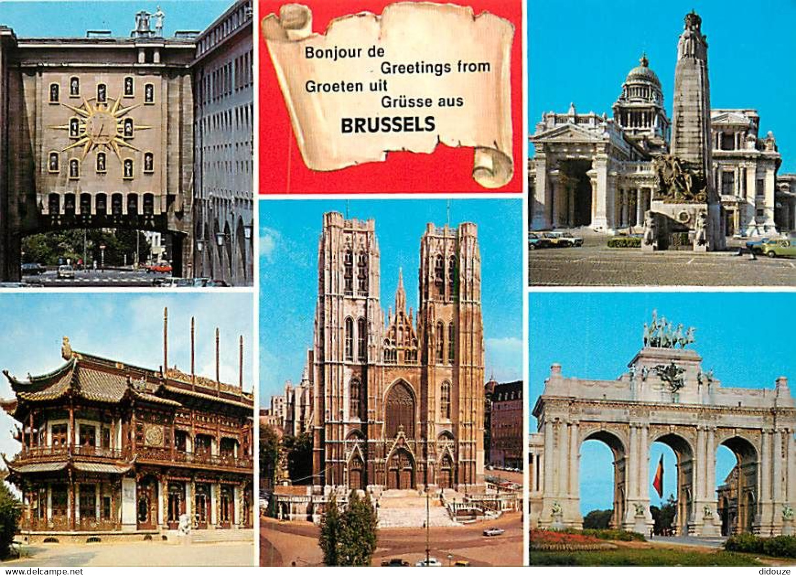 Belgique - Bruxelles - Brussels - Multivues - Carte Neuve - CPM - Voir Scans Recto-Verso - Panoramische Zichten, Meerdere Zichten