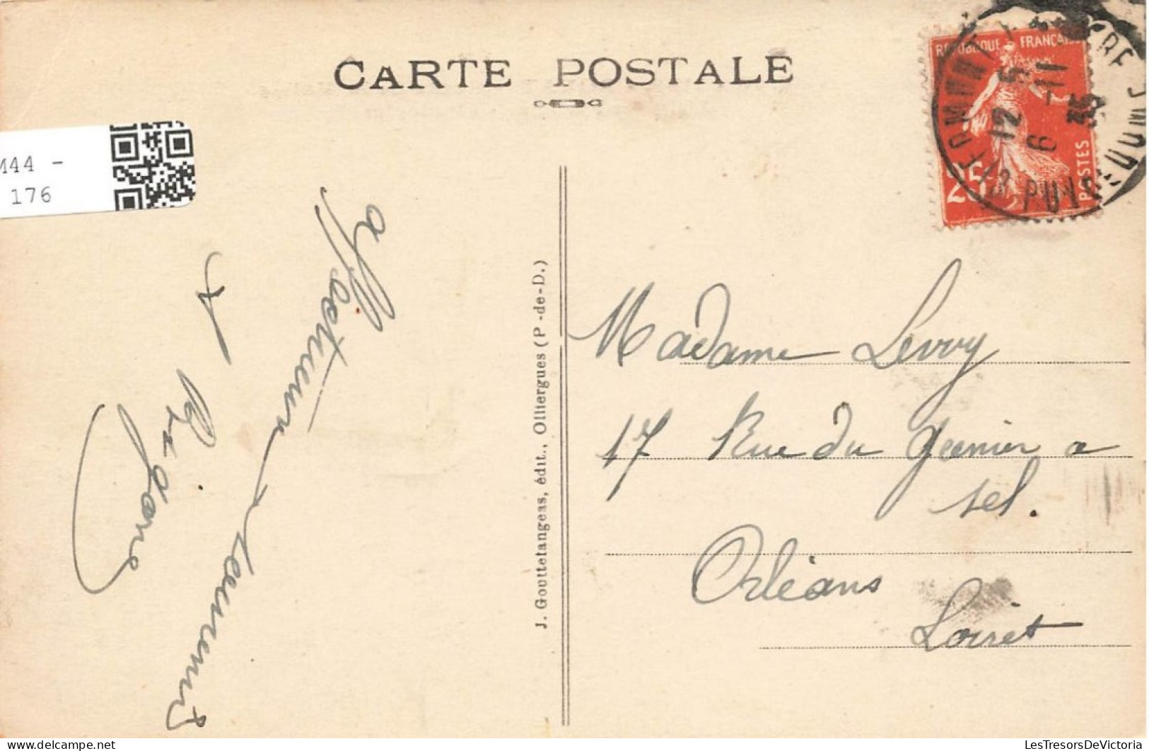 FRANCE - Royat - Route De La Vallée - L'Eglise Fortifiée (XIè Siècle) - Colorisé - Carte Postale Ancienne - Royat