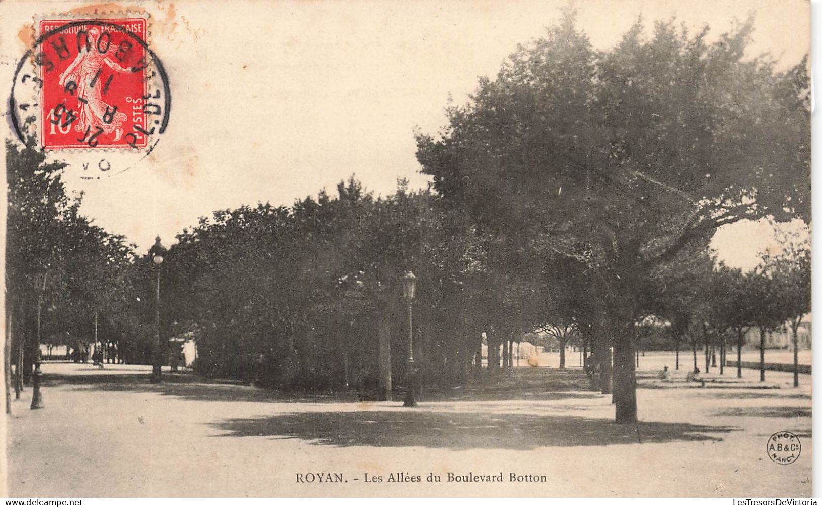 FRANCE - Royan - Les Allées Du Boulevard Botton - Carte Postale Ancienne - Royan