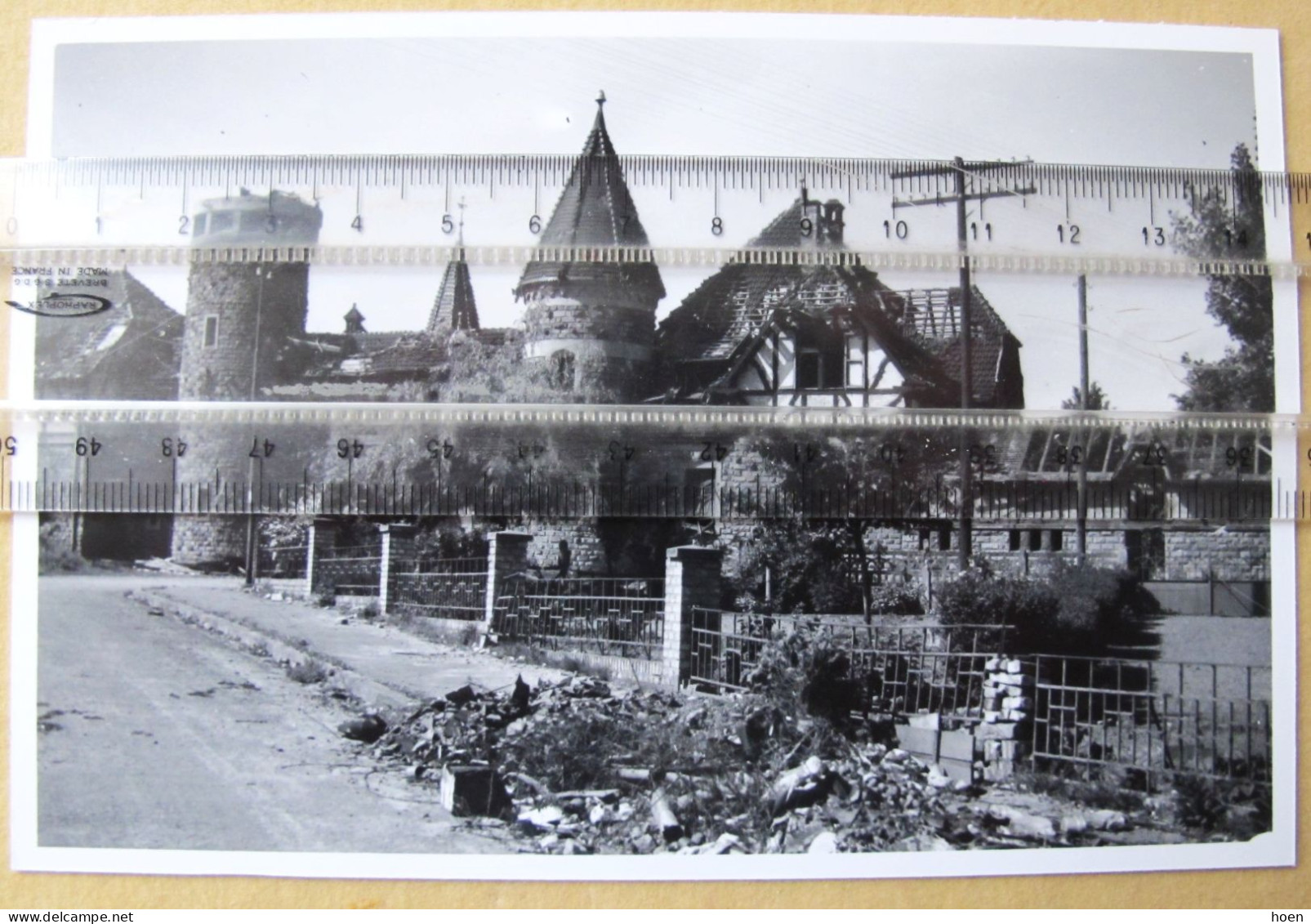 Forbach - Lot De 4 Photos De Quartiers En 1945 - Lieux