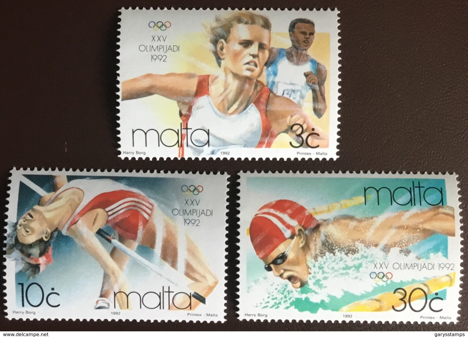 Malta 1992 Olympic Games MNH - Malte
