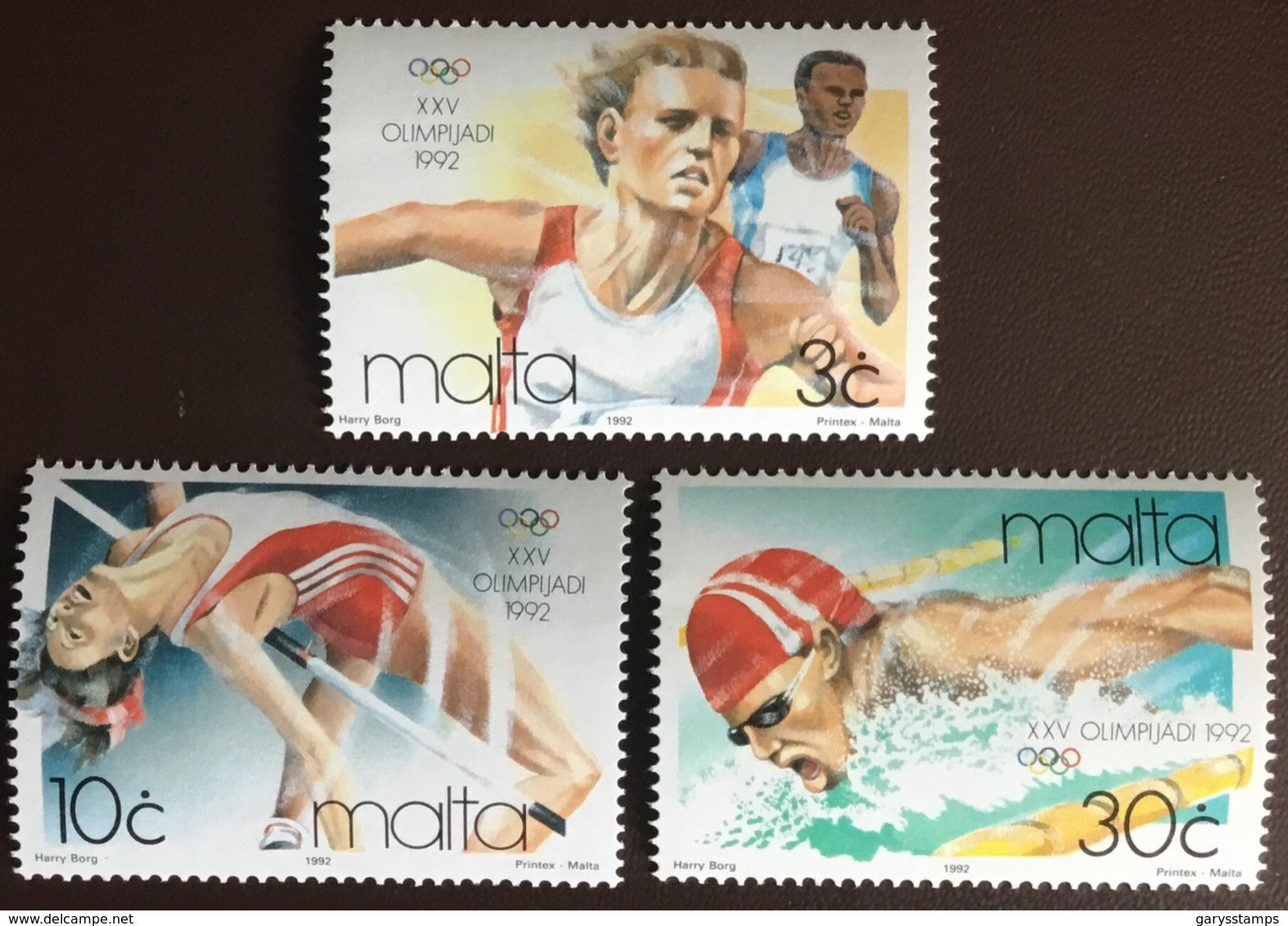 Malta 1992 Olympic Games MNH - Malta