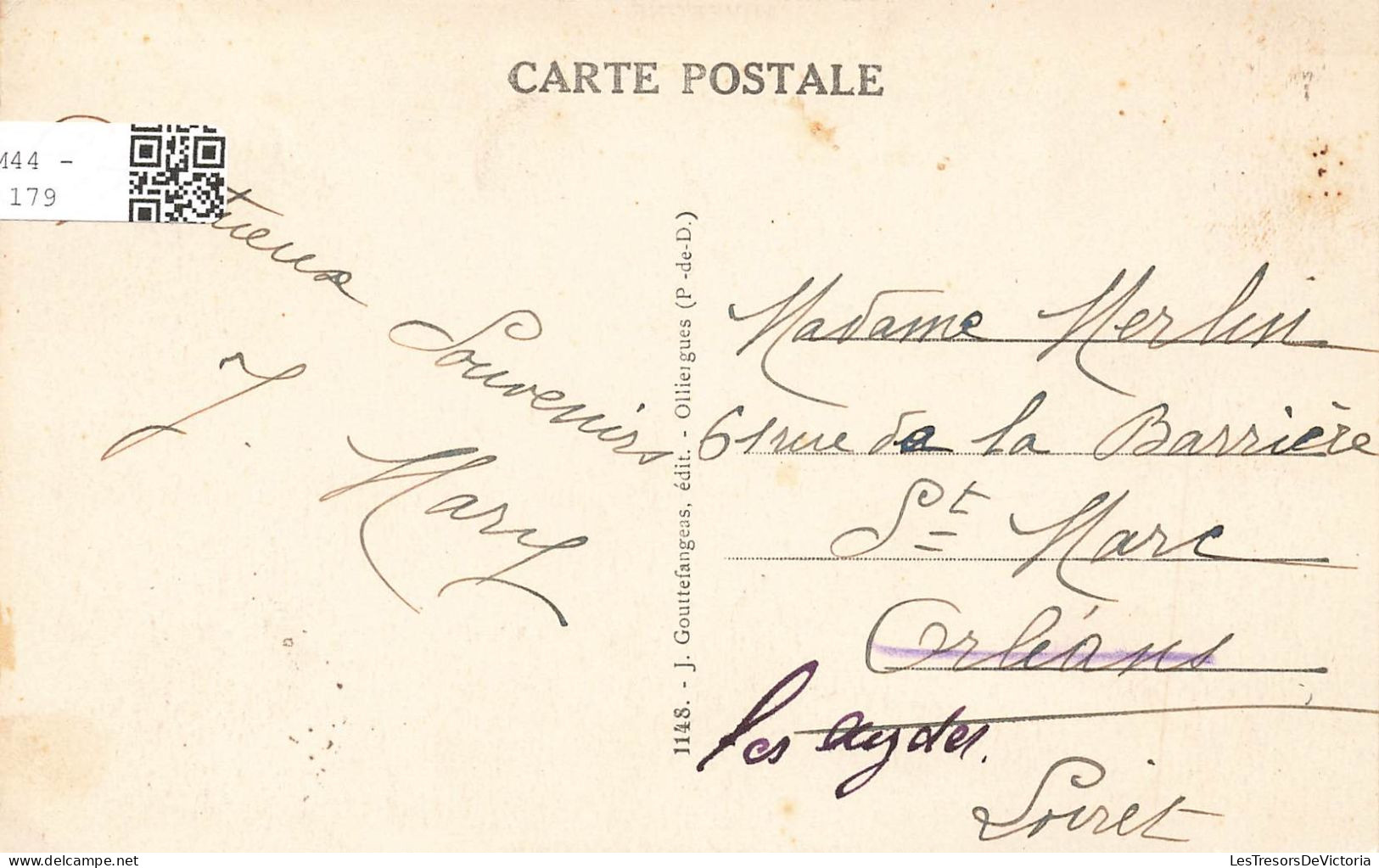FRANCE - Royat Et Le Puy De Dôme - Maisons - Carte Postale Ancienne - Royat