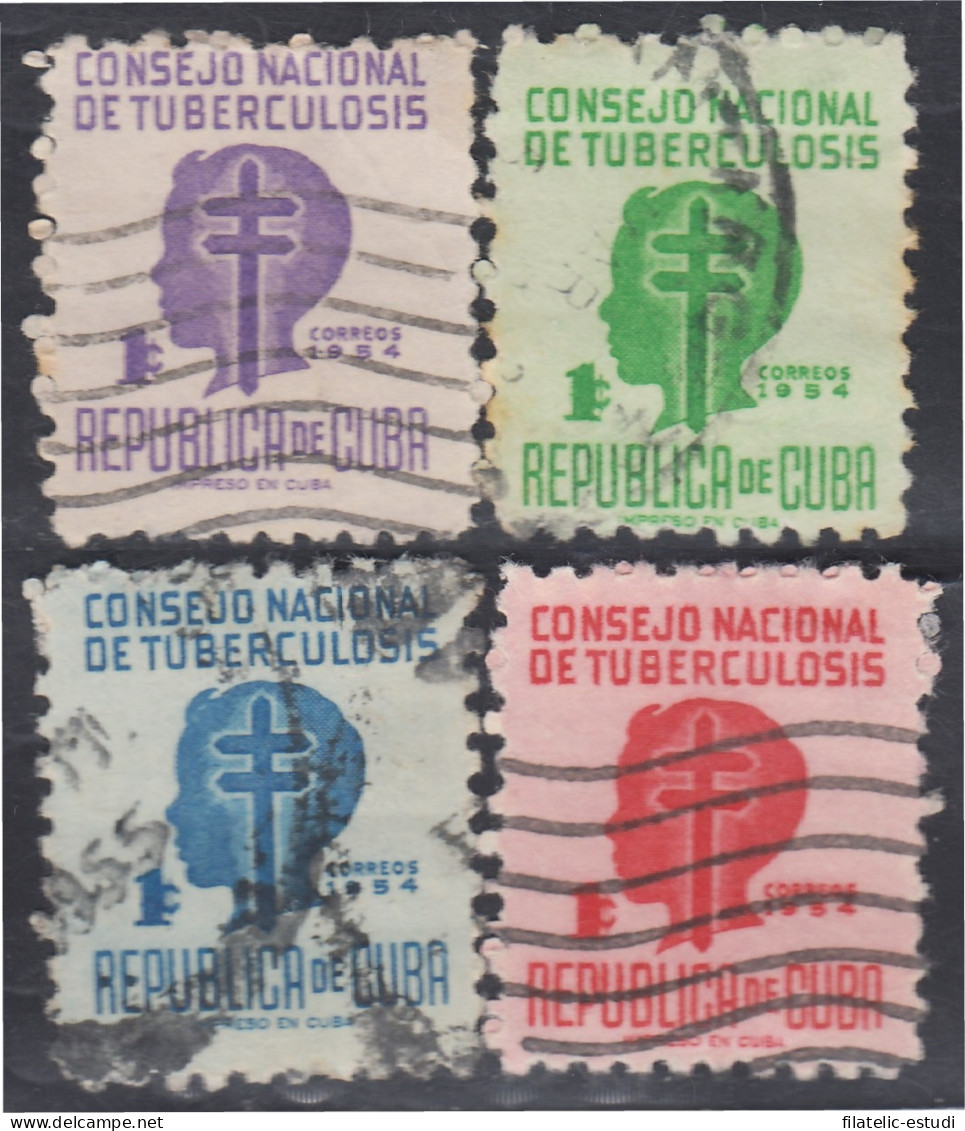 Cuba Beneficencia 20/23 1954 Consejo Nacional De Tuberculosis Para La Infancia - Sonstige & Ohne Zuordnung
