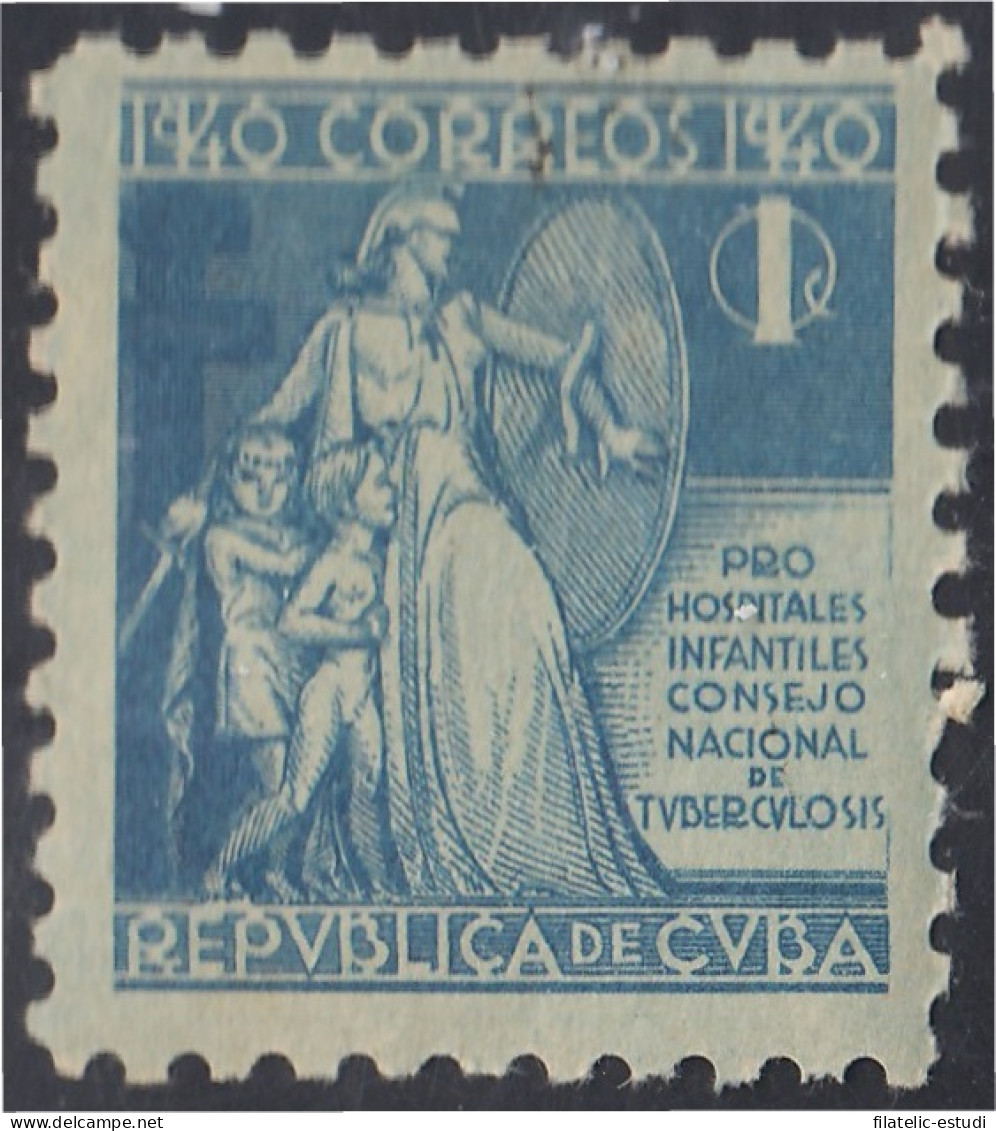 Cuba Beneficencia 3 1940 Consejo Nacional De Tuberculosis Para La Infancia Sin - Other & Unclassified