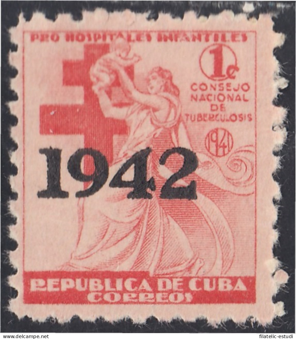 Cuba Beneficencia 5 1942 Consejo Nacional De Tuberculosis Para La Infancia Sin - Otros & Sin Clasificación
