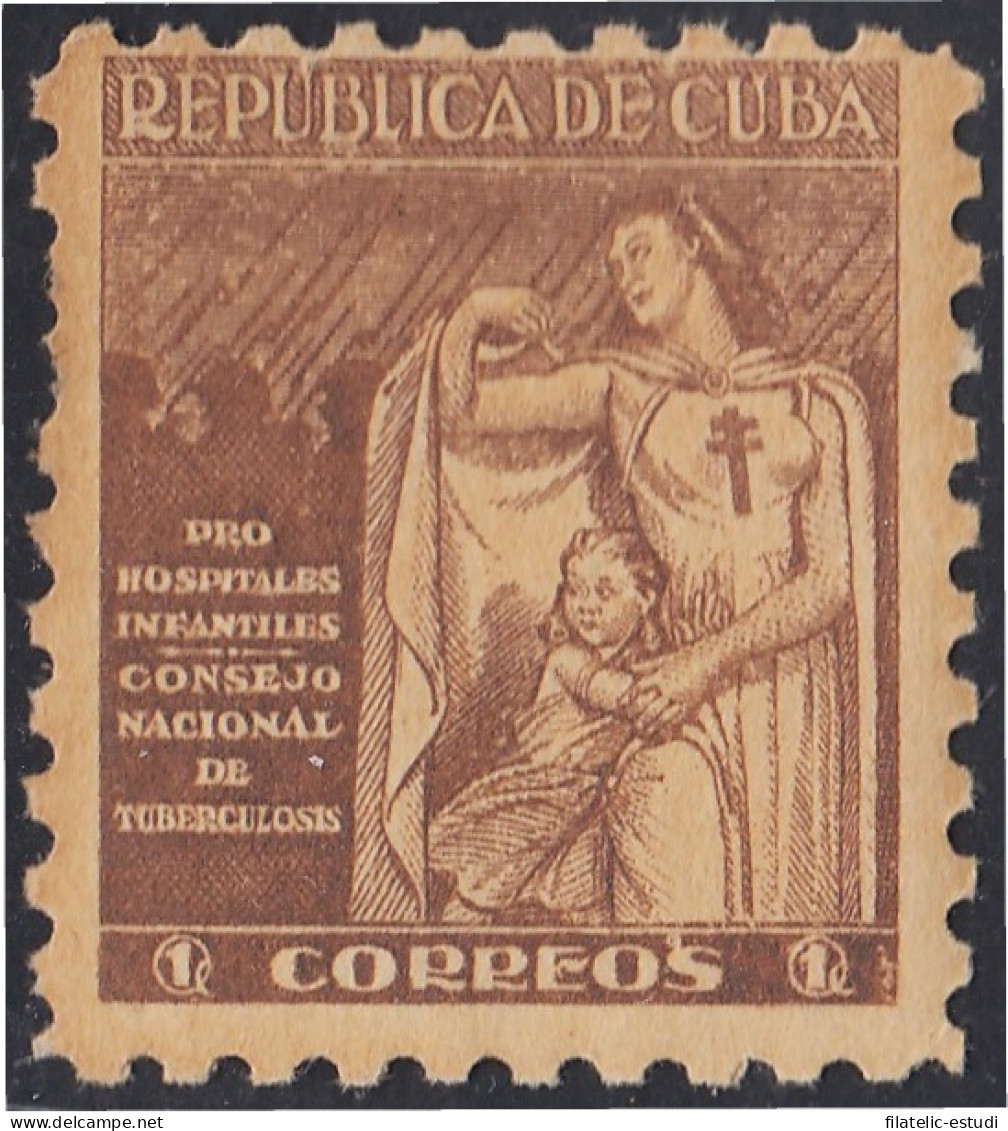 Cuba Beneficencia 8 1943 Consejo Nacional De Tuberculosis Para La Infancia Sin - Autres & Non Classés