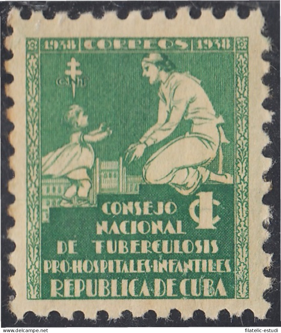 Cuba Beneficencia 1 1938 Consejo Nacional De Tuberculosis Para La Infancia MH - Other & Unclassified