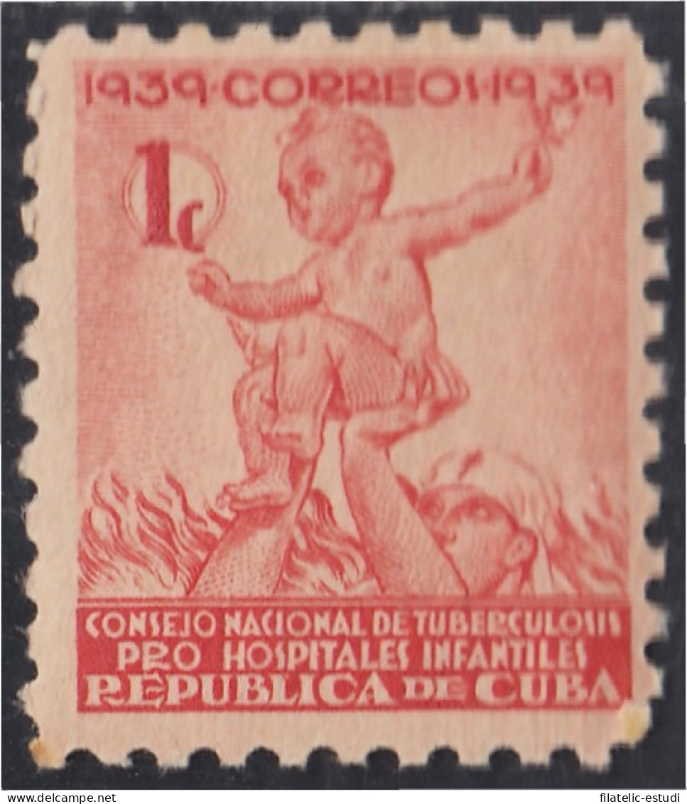 Cuba Beneficencia 2 1939 Consejo Nacional De Tuberculosis Para La Infancia MNH - Autres & Non Classés