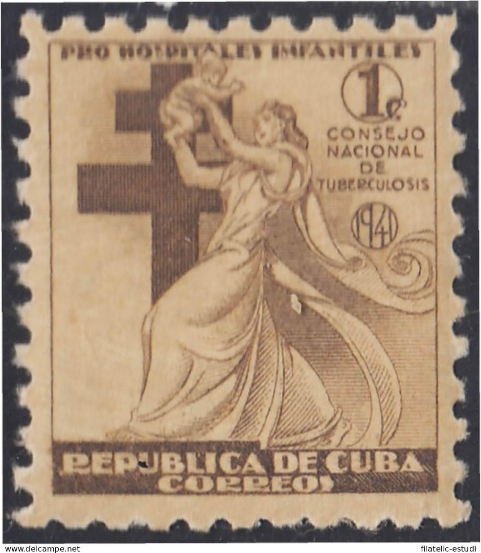 Cuba Beneficencia 4 1941 Consejo Nacional De Tuberculosis Para La Infancia MNH - Otros & Sin Clasificación