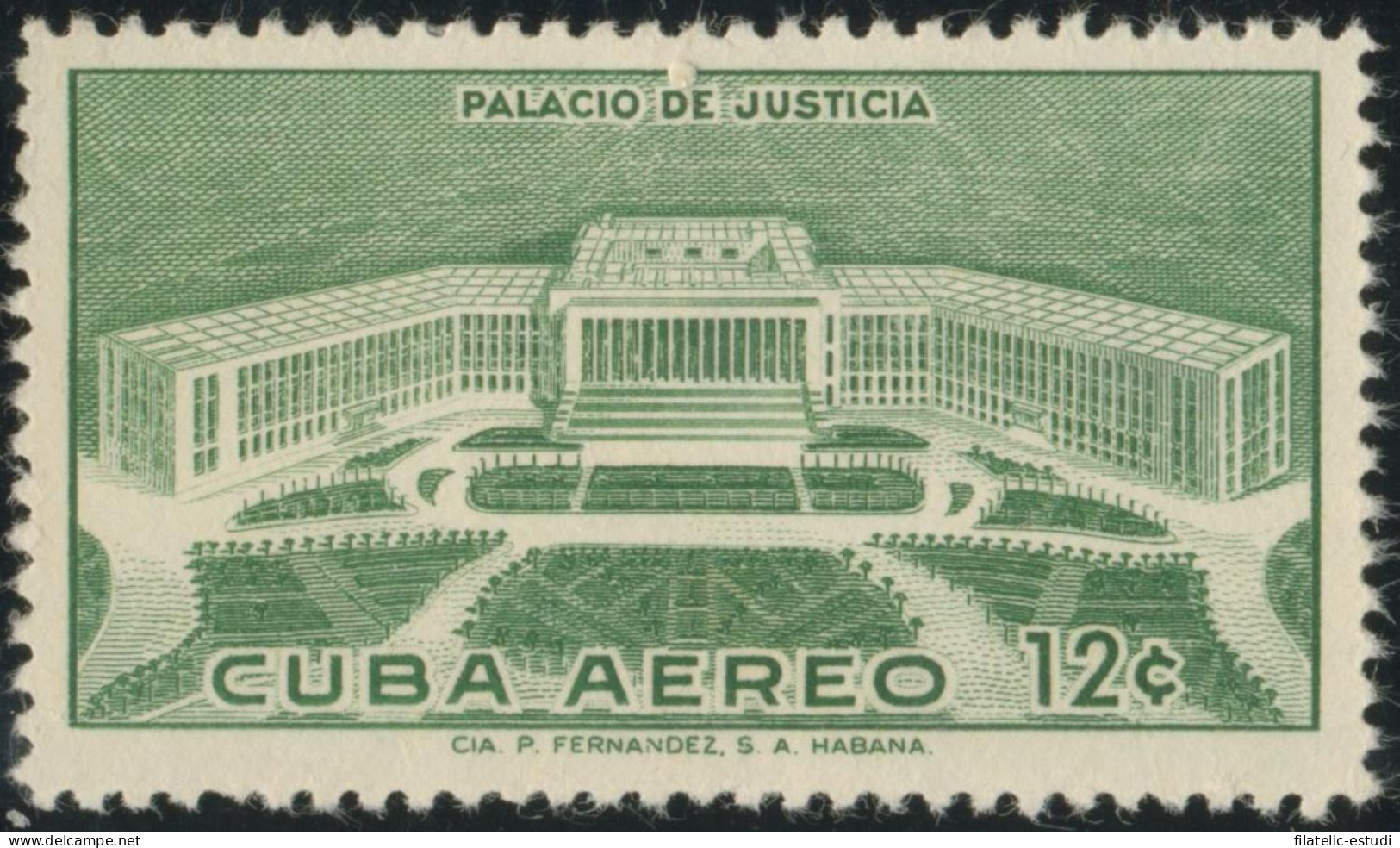VAR2 Cuba A- 164 1957 Palacio De Justicia MNH - Otros & Sin Clasificación