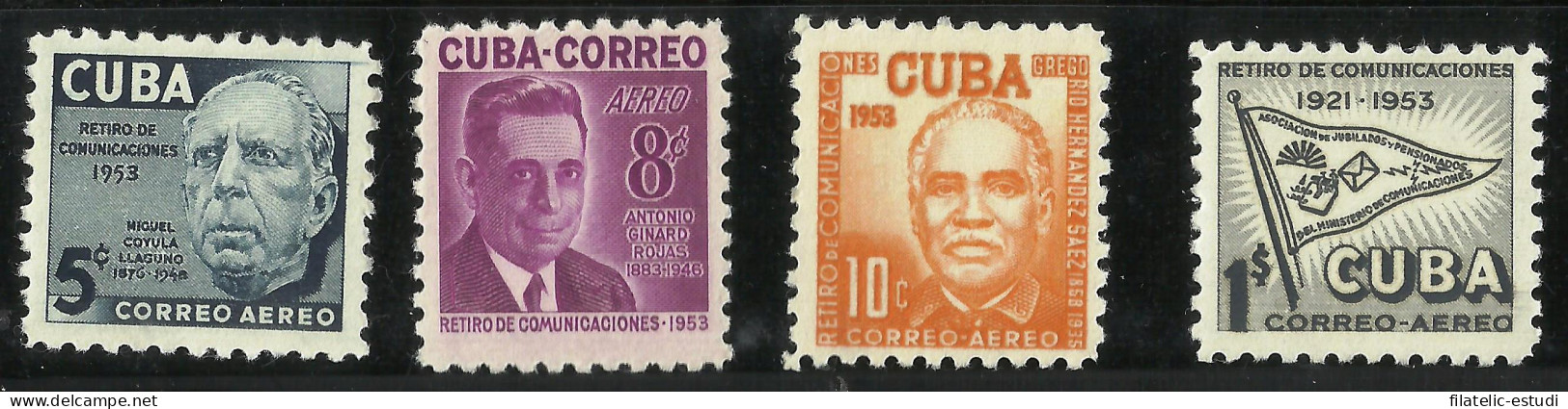 MI1/VAR3 Cuba A- 90/93 1953 Miguel Coyula Antonio Guinard Gregorio Hernández M - Sonstige & Ohne Zuordnung