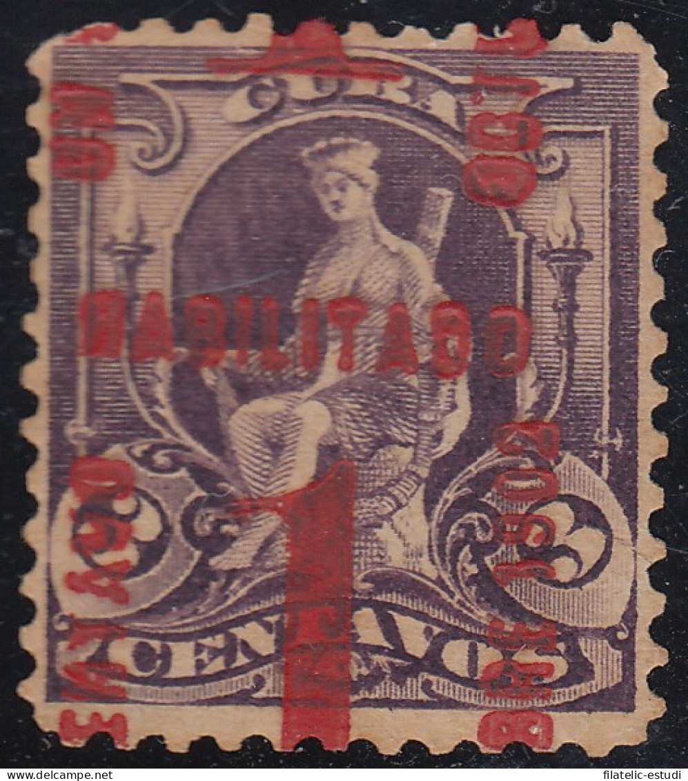 Cuba 147c 1902 Alegoría Sin Goma - Otros & Sin Clasificación