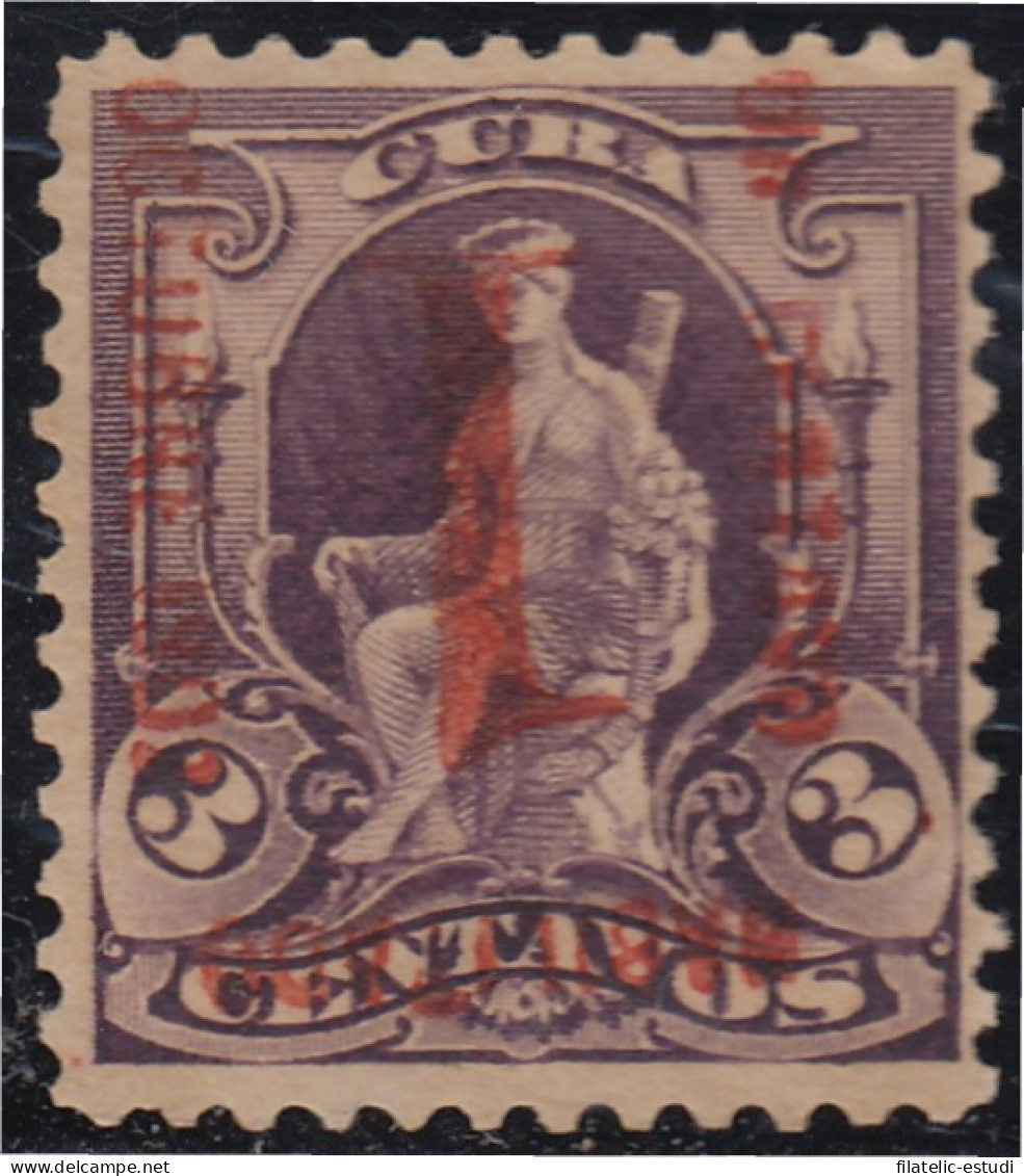 Cuba 147a 1902 Alegoría Sb Invertida Sin Goma - Autres & Non Classés