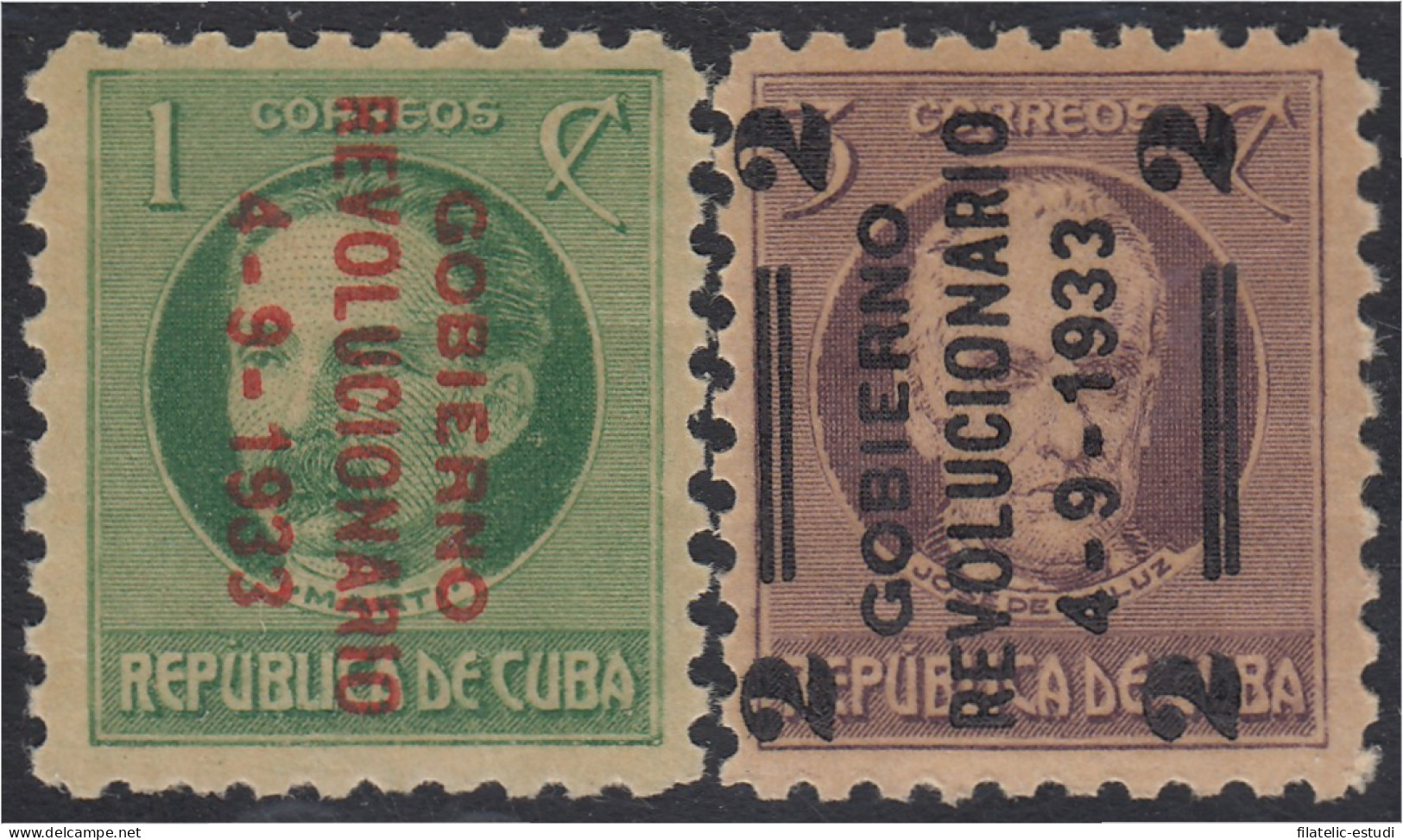 Cuba 217/18 1933 Gobierno Revolucionario MH - Autres & Non Classés