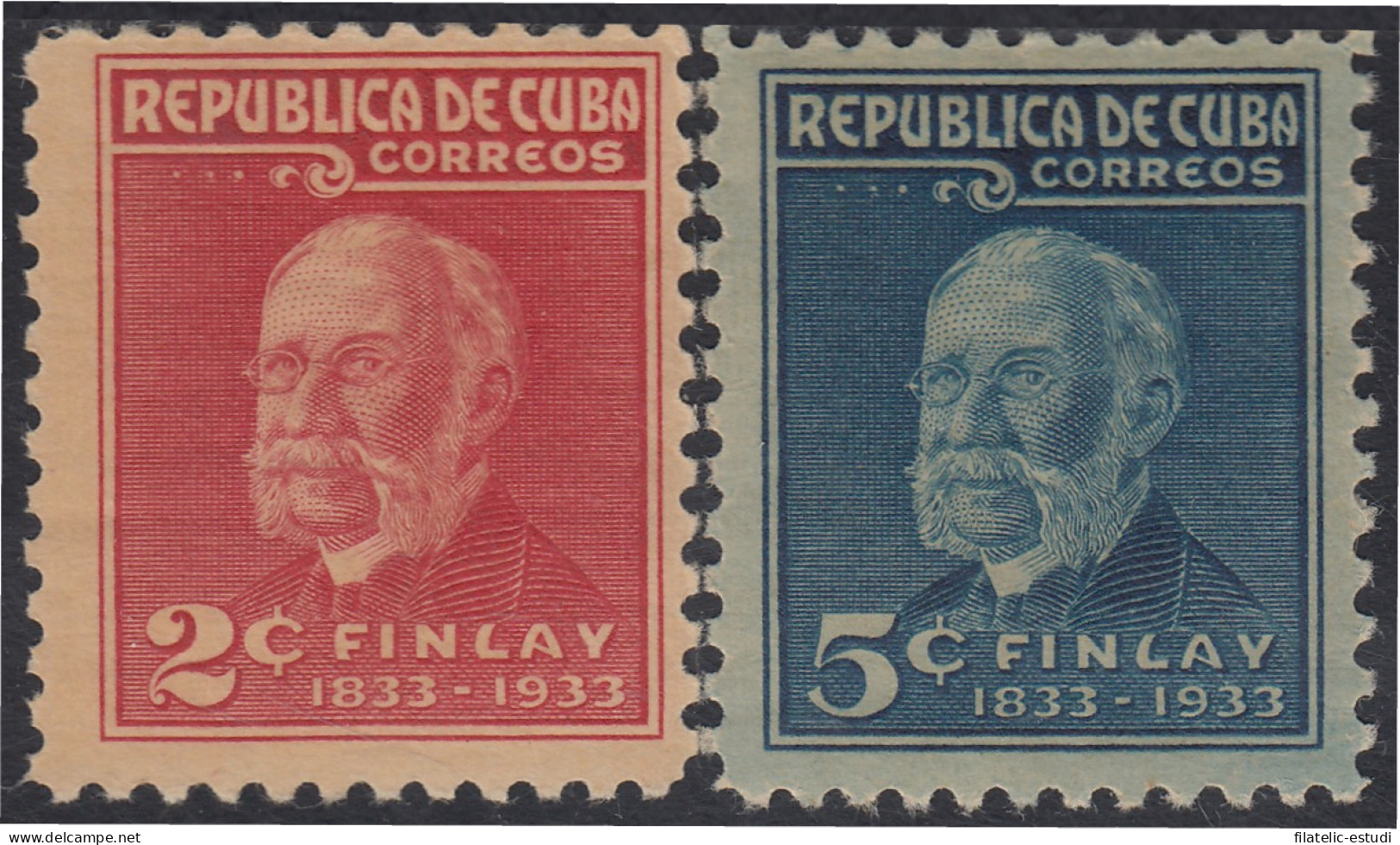Cuba 219/20 1934 Centenario Del Nacimiento De Carlos J. Finlay MNH - Other & Unclassified