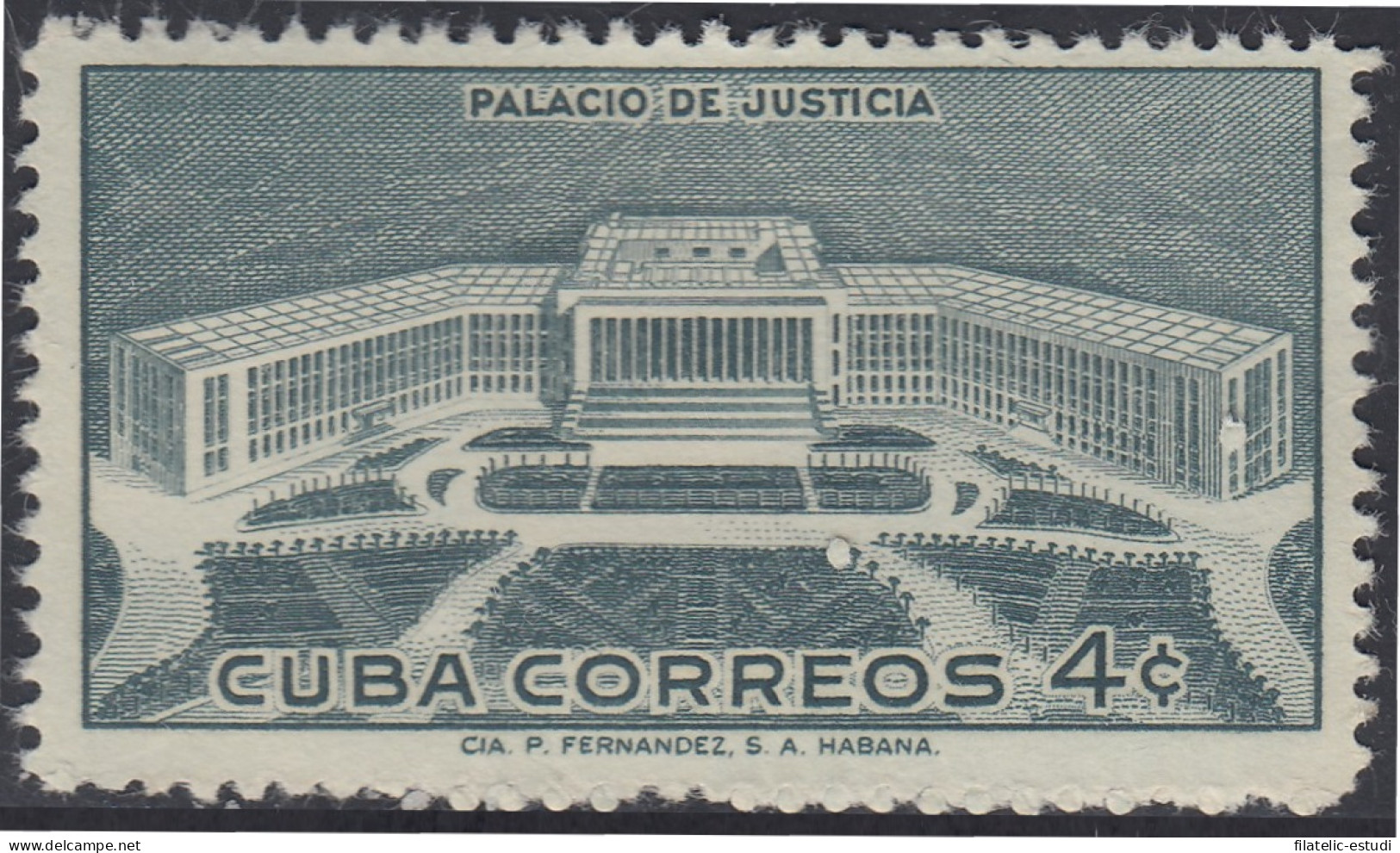 Cuba 460 1957 Palacio De Justicia MH - Other & Unclassified