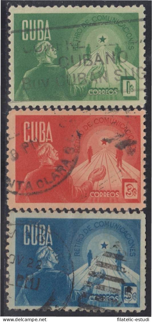 Cuba 277/79 1943 Retiro De Comunicaciones Usados - Otros & Sin Clasificación