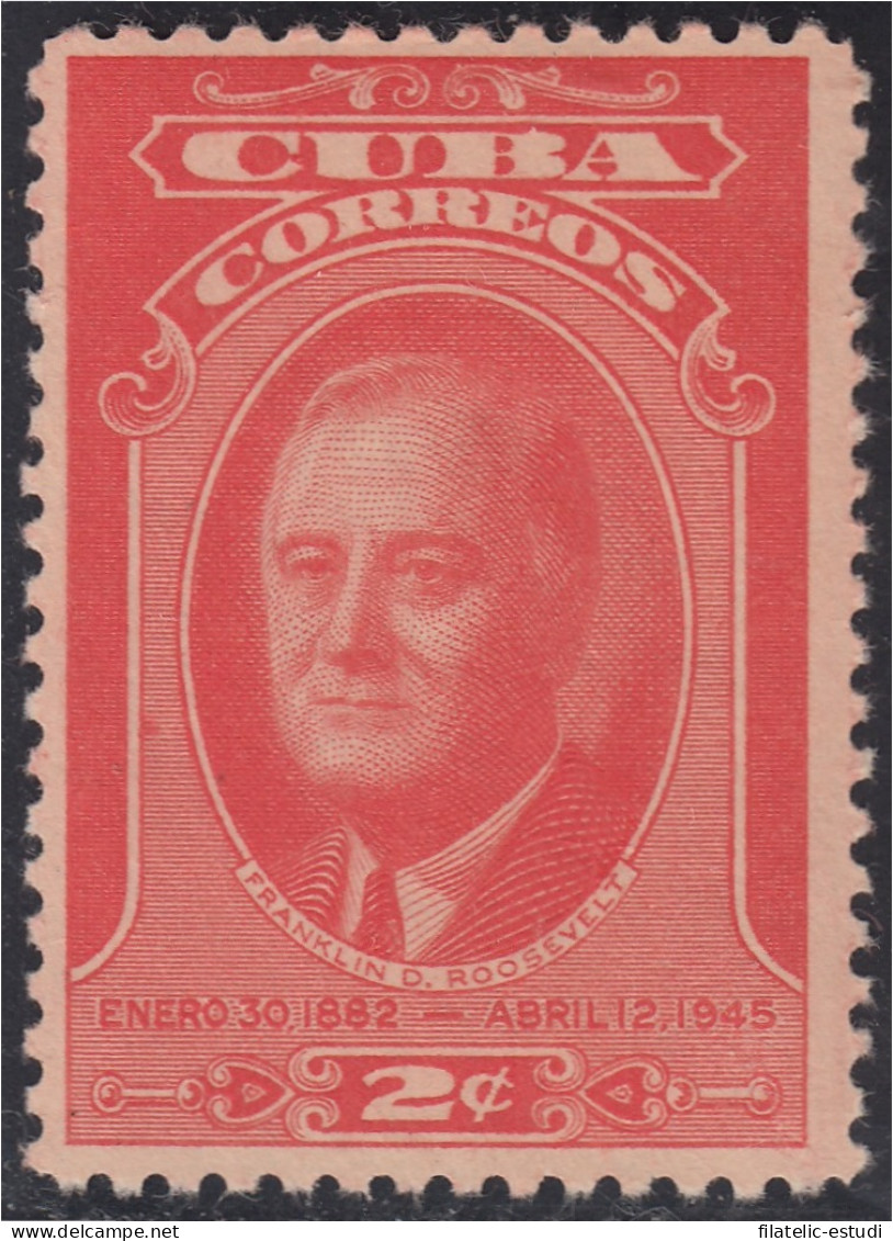 Cuba 298 1947 Franklin D. Roosevelt Sin Goma - Sonstige & Ohne Zuordnung