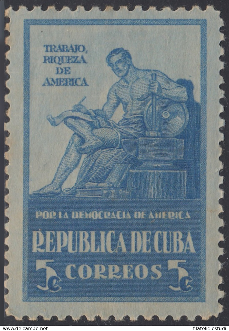 Cuba 271 1942/43 Por La Democracia Americana MH - Sonstige & Ohne Zuordnung