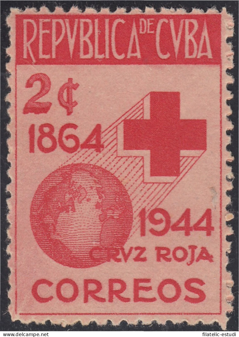 Cuba 296 1945 Cruz Roja MH - Other & Unclassified