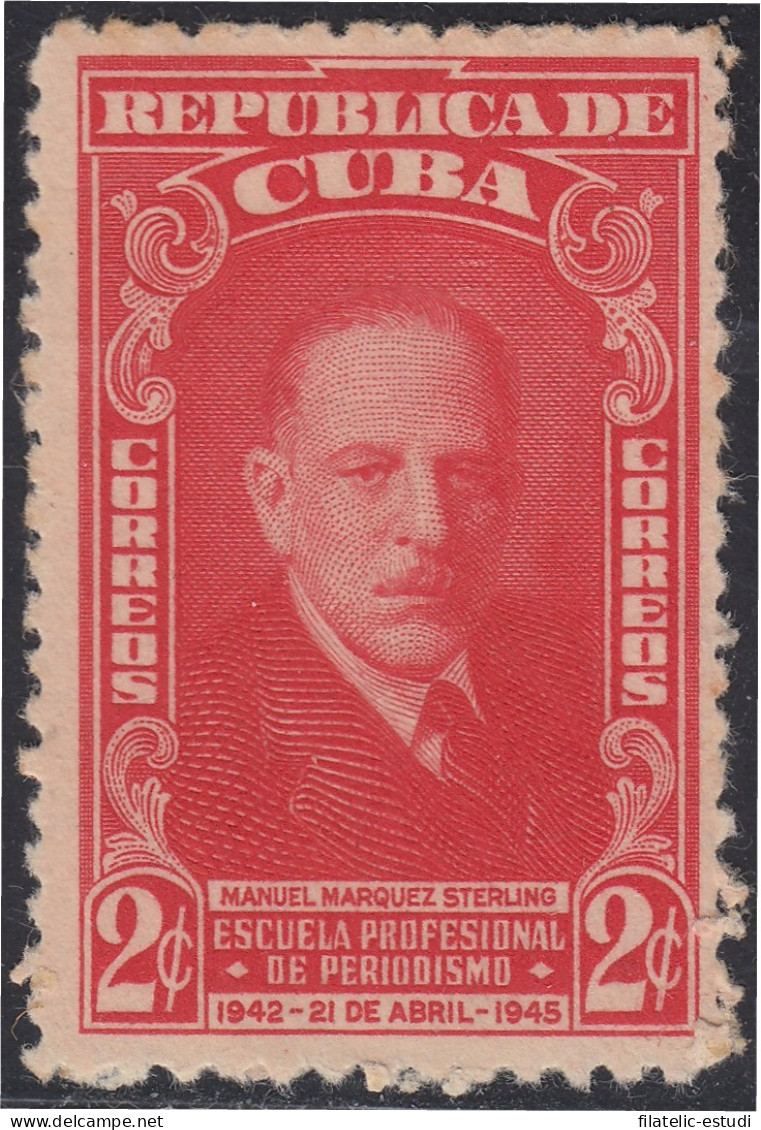 Cuba 295 1945 Manuel Márquez Sterling MH - Other & Unclassified