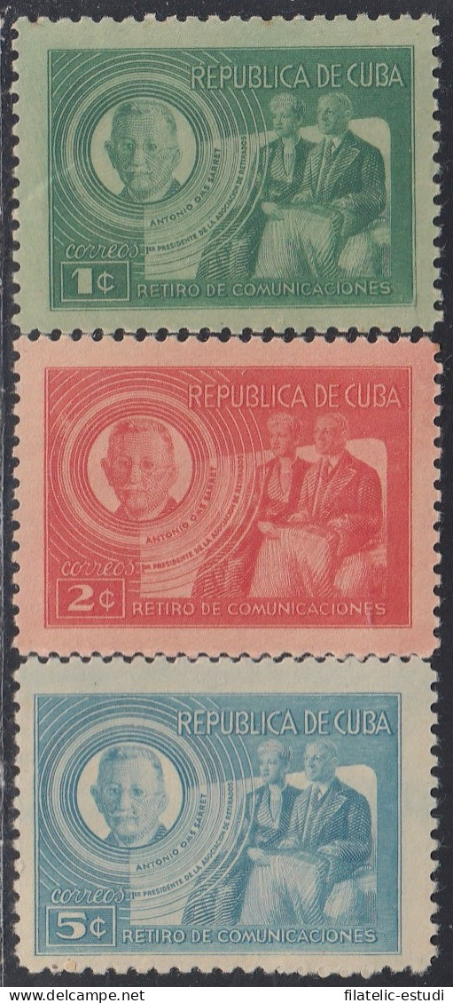 Cuba 297AC 1947 Antonio Oms Sarret Retiro De Comunicaciones MH - Autres & Non Classés