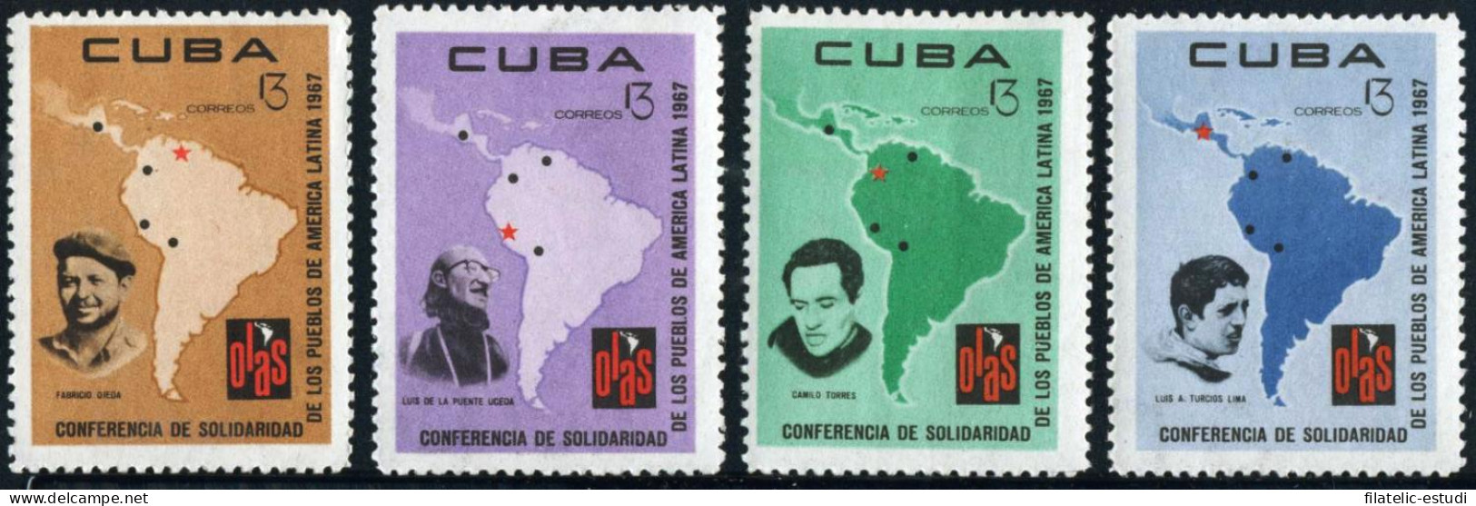 VAR3   Cuba  Nº 1129/32  1967  MNH - Autres & Non Classés