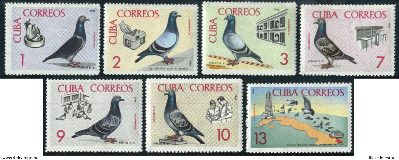 FAU1  Cuba  Nº 1016/22   MNH - Autres & Non Classés