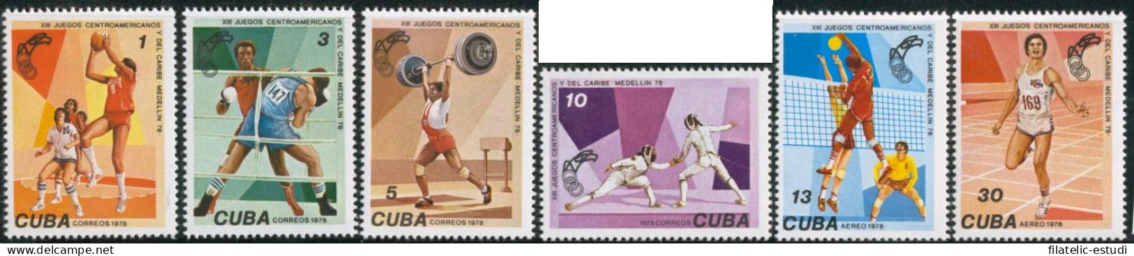 DEP4  Cuba   Nº 2062/65 + A 288/89  1978  MNH - Otros & Sin Clasificación