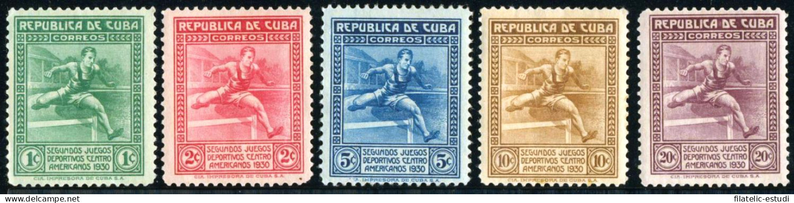 DEP1 Cuba 207/11 1930 2º Juegos Deportivos Centroamericanos MNH - Other & Unclassified