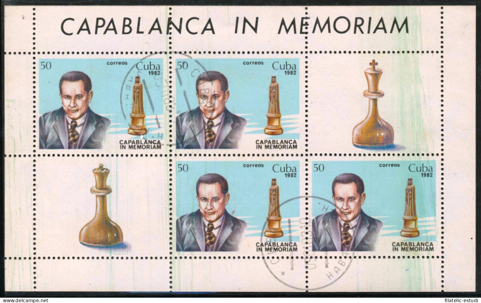 AJZ2   Cuba  Nº 2412  MP (error De Impresión) 1982   Matasellos De Favor - Autres & Non Classés