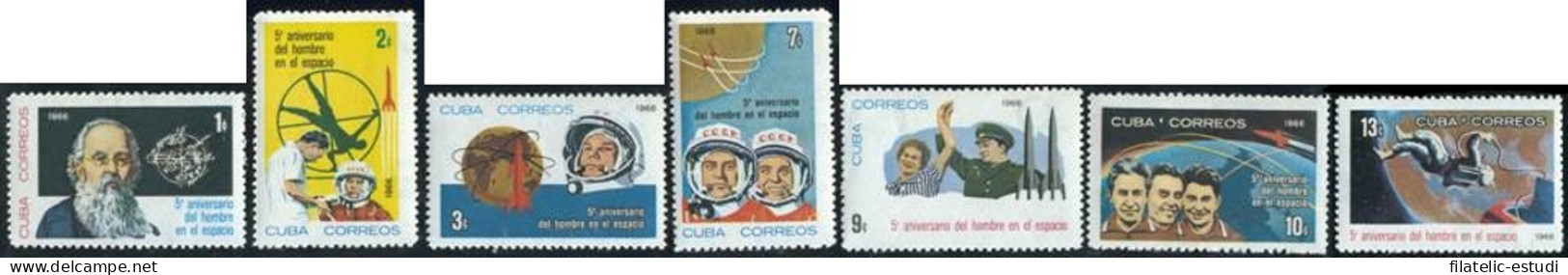 AST  Cuba  Nº 975/81  1966  MNH - Other & Unclassified