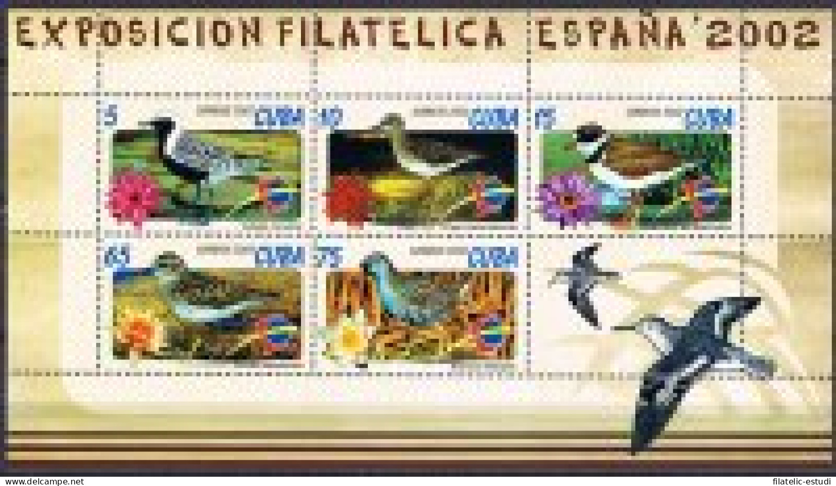 Cuba 4020a/24a 2002 Exposición Filatelica De Salamanca MNH - Otros & Sin Clasificación