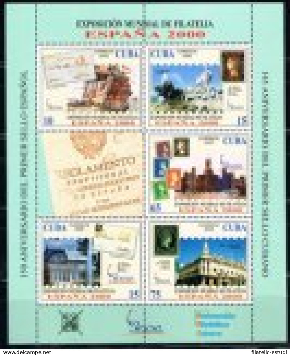 Cuba 3889a/93a 2000 Exposición Filatelica Mundial En Madrid MNH - Autres & Non Classés