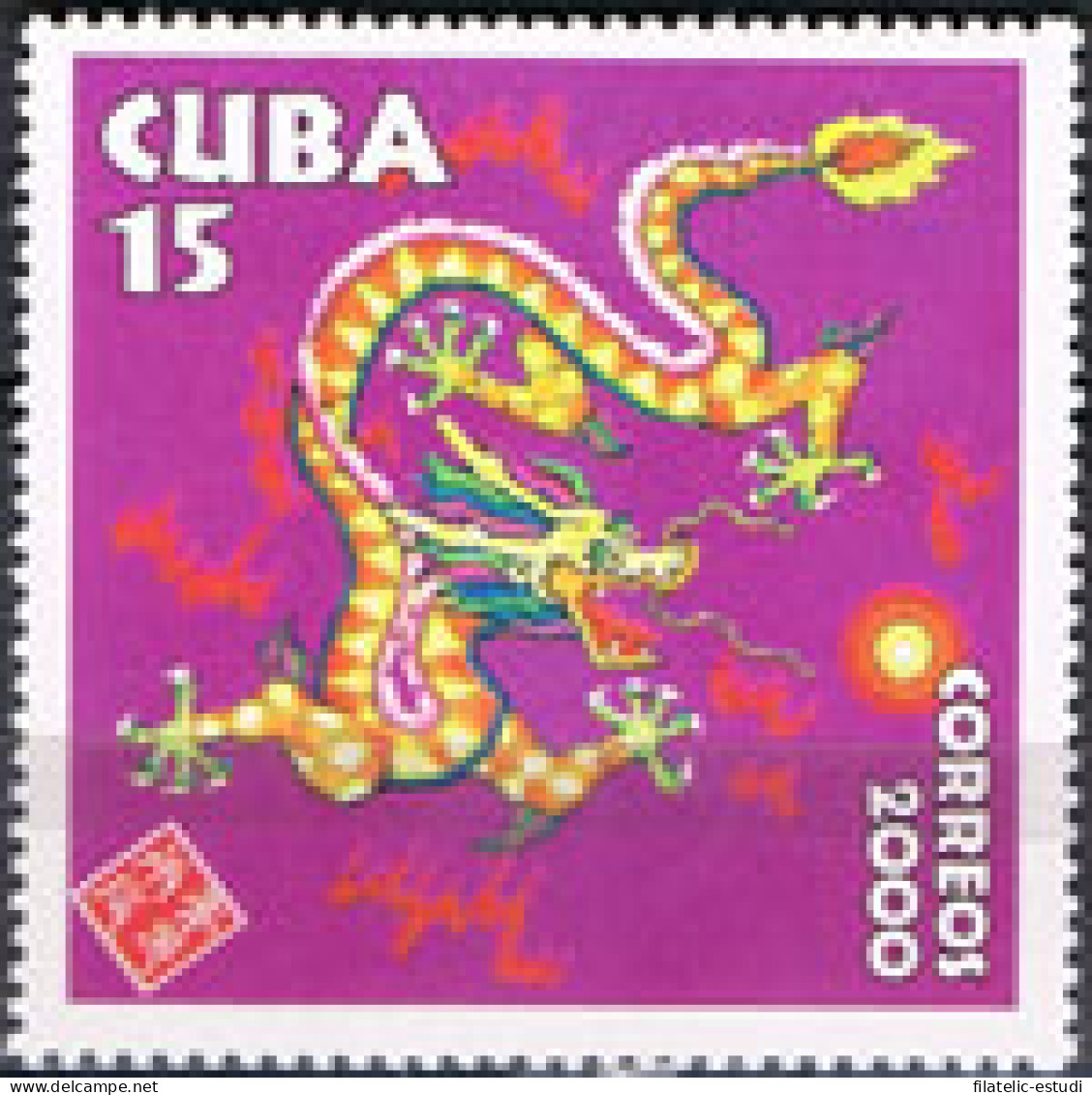 Cuba 3847 2000 Año Lunar Chino MNH - Sonstige & Ohne Zuordnung