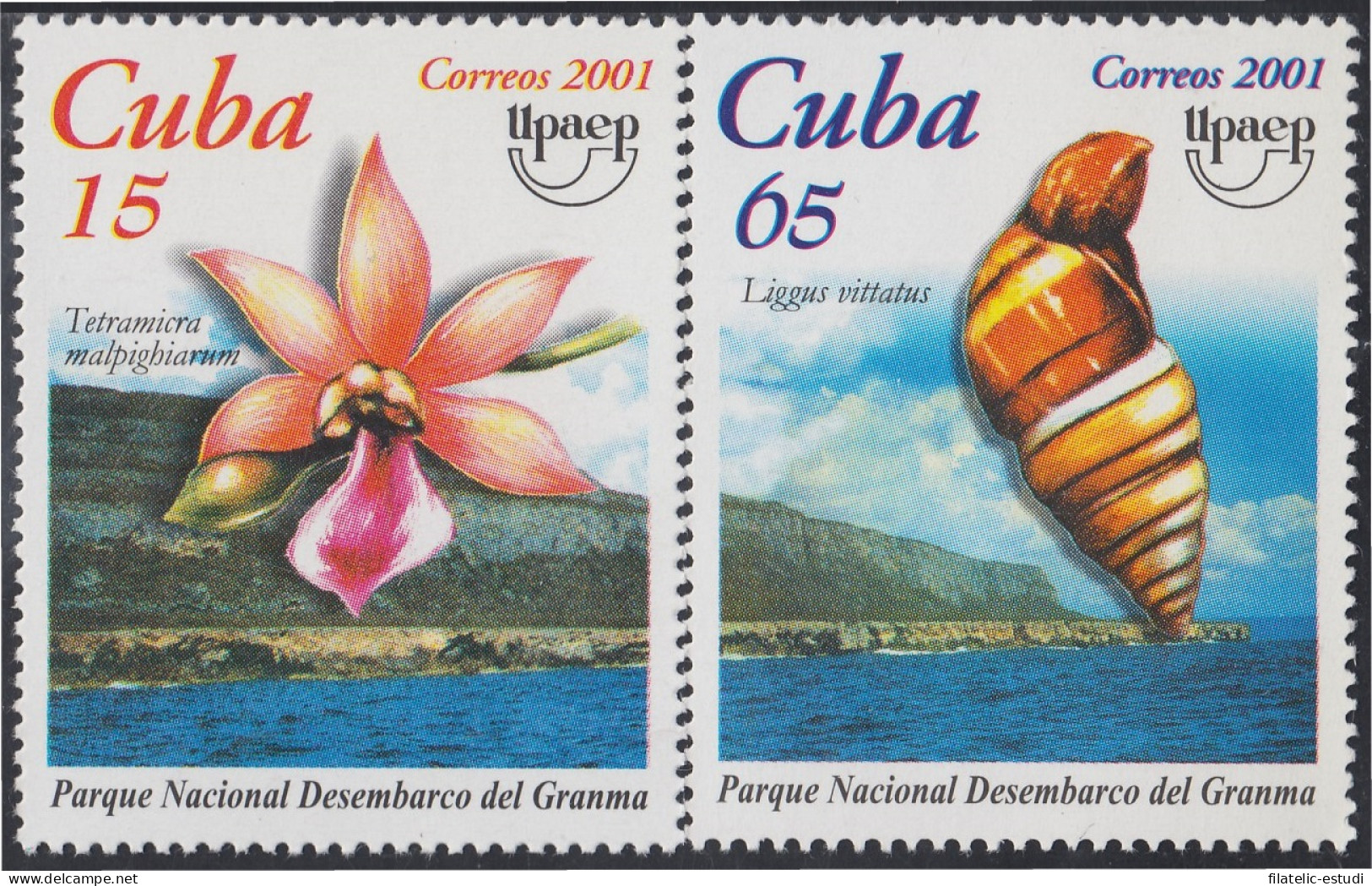 Cuba 3955/56 2001 Serie América UPAEP Parque Nacional MNH - Altri & Non Classificati