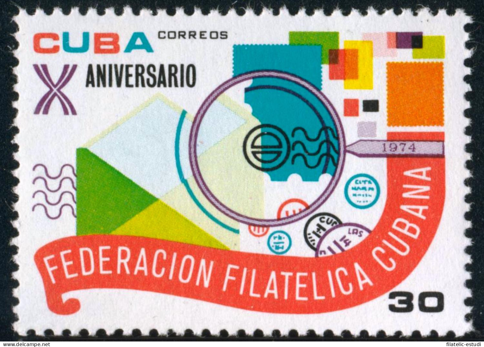 VAR1 Cuba  Nº 1814  Federación Filatélica , Lujo - Sonstige & Ohne Zuordnung