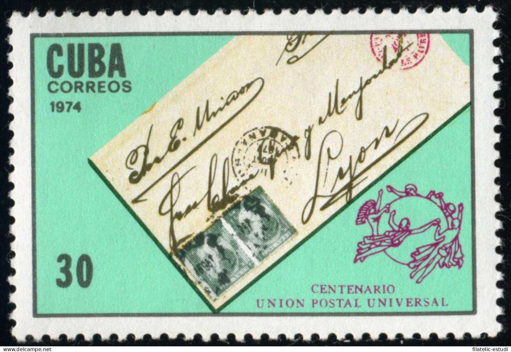 VAR3 Cuba  Nº 1762 UPU , Lujo - Other & Unclassified