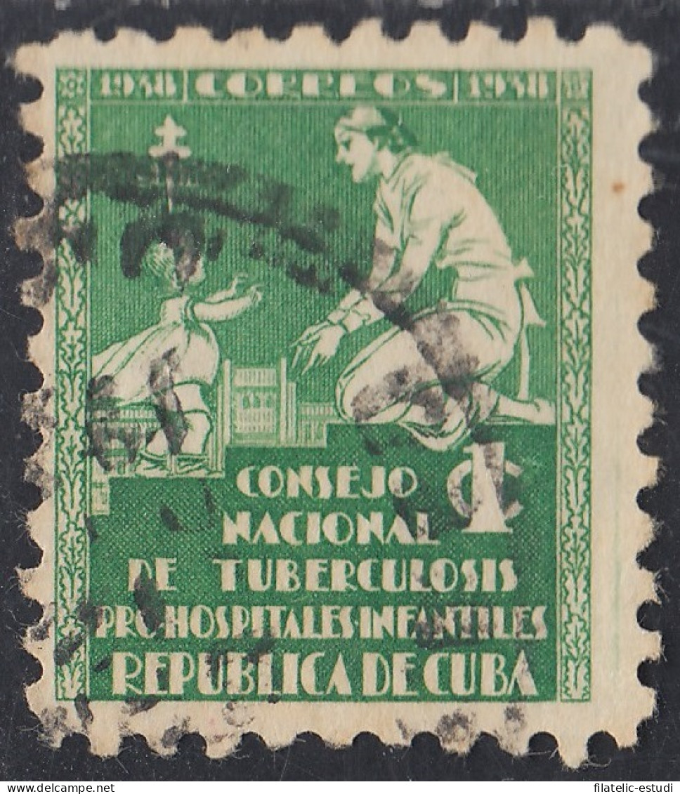 Cuba Beneficencia 1 1938 Consejo Nacional De Tuberculosis Para La Infancia Usa - Altri & Non Classificati