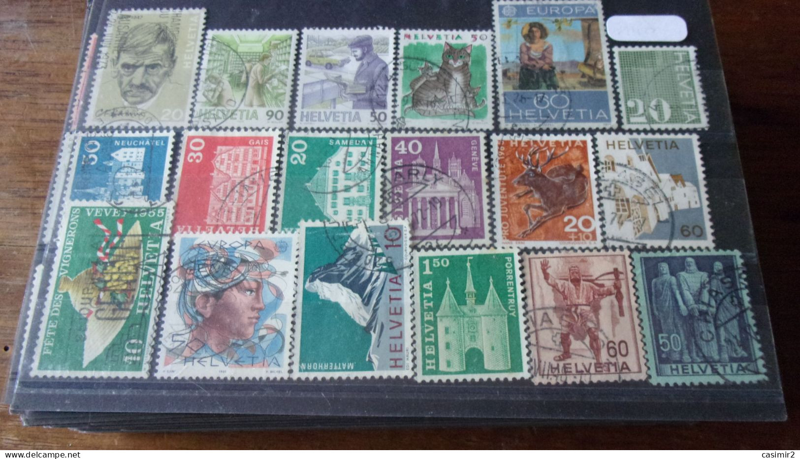 PLANCHE SUISSE N° 2 - Lots & Kiloware (mixtures) - Max. 999 Stamps