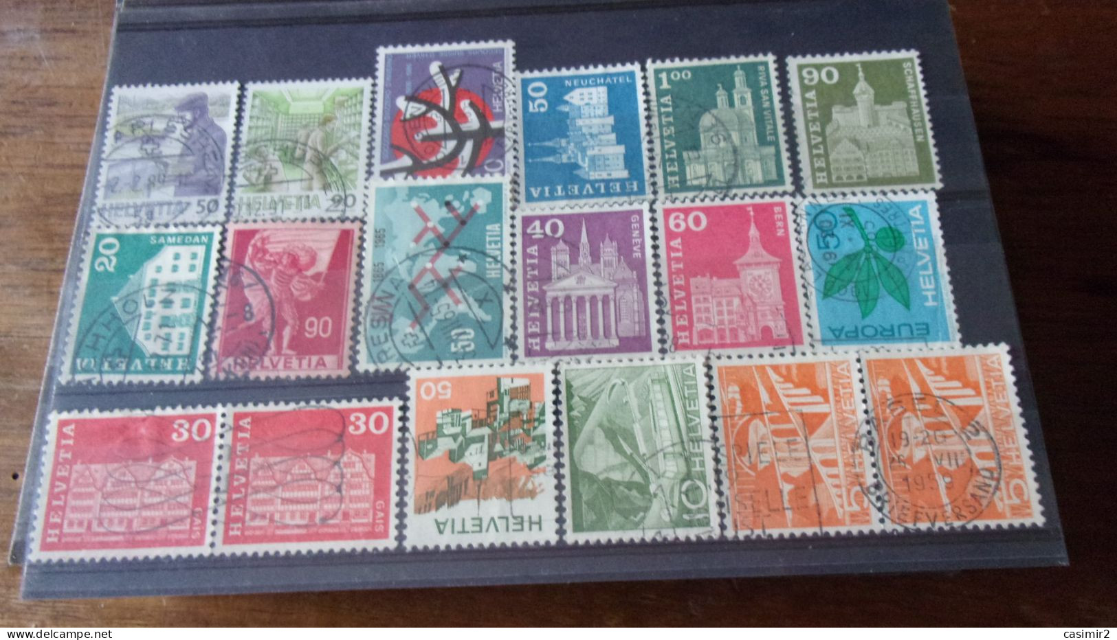 PLANCHE SUISSE N° 4 - Lots & Kiloware (mixtures) - Max. 999 Stamps