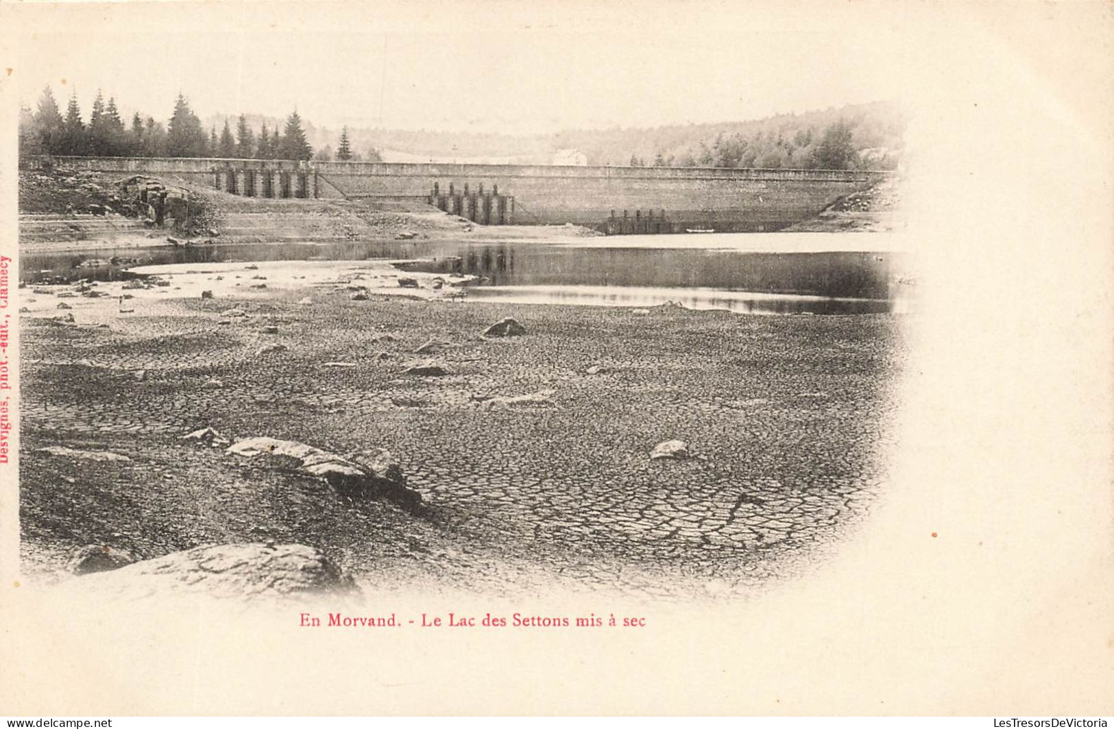 FRANCE - En Morvand - Le Lac Des Settons Mis à Sec - Carte Postale Ancienne - Autres & Non Classés